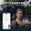SUUNTO Bone Conduction Open-Ear Earphones with Mic, Bluetooth, for Swimming and Running, IP68 Waterproof and Dustproof, 10 Hours of Continuous