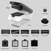 ZISIZ 13-Piece Vegetable Slicer and Dicer Set