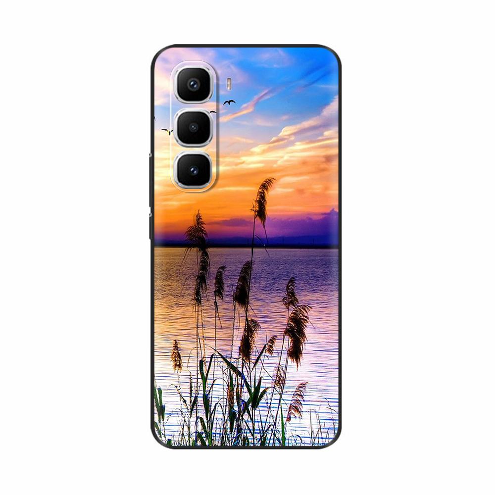 For Infinix Hot 60 Pro Plus Case Popular Love Heart Flower Soft TPU Silicone Back Cover For Infinix Hot 60i Hot60 Pro Phone Case