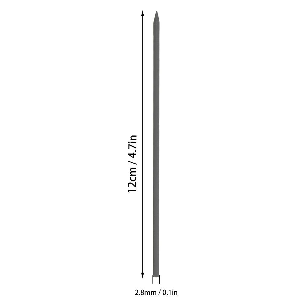 24pcs 2.8mm Graphite Carpenter Pencil Refill HB Refill Mechanical Pencil Refill Drawing Supplies чёрный