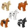 MOC City Animal Building Block Model Character Farm Accessories Goose Pig Dog Orangutan Cheetah Shark Zoo Brick Toy Gifts X014