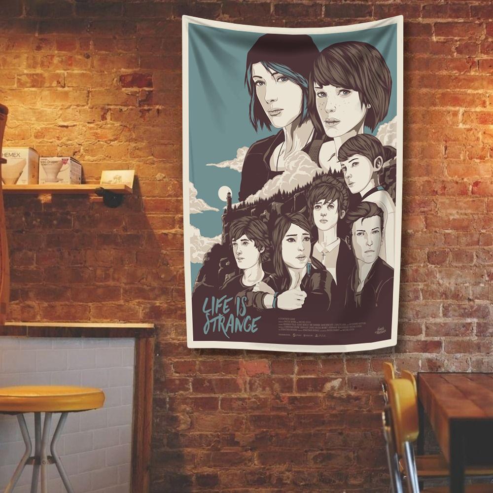 Life Is Strange Printed Tapestry Large Wall Hanging Covering Cloth Tarot Hippie Wall Rugs Dorm Bedroom Background Indoor Decor