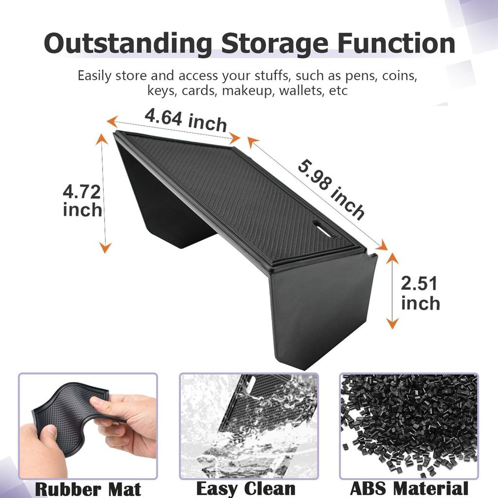 Middle Center Console Organizer Tray for Subaru Forester 2013 2014 2015 2016 2017 2018 Front  Console Gear Shift Divider Tray