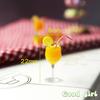 1Pc 1:12 Dollhouse Miniature Food Juice Fruit Tea Goblet Drink Bottle Milkshake Ice Cream Model For Dolls House Kitchen Food Toy