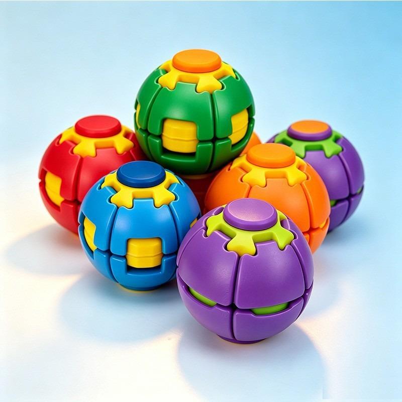 D Printed Rotating Spiral Tower Fidget Toy Tomato Shape Creative Stress Relief Toy