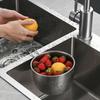 Stainless Steel Sink Drain Strainer Basket Multifunction Kitchen Food Catcher Vegetable Fruit Colander For Filter Kitchen Waste