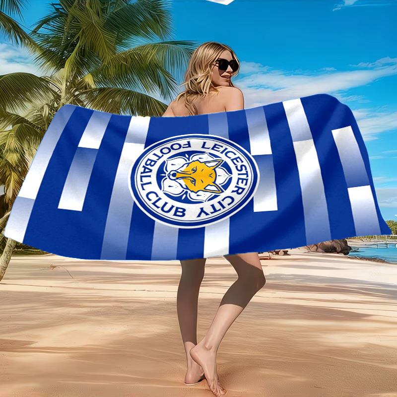 City Football Club Printed Microfiber Beach Towel, Soft And Absorbent, Quick-Dry, Ideal for Summer Travel, Beach Essential, Swimming Pool