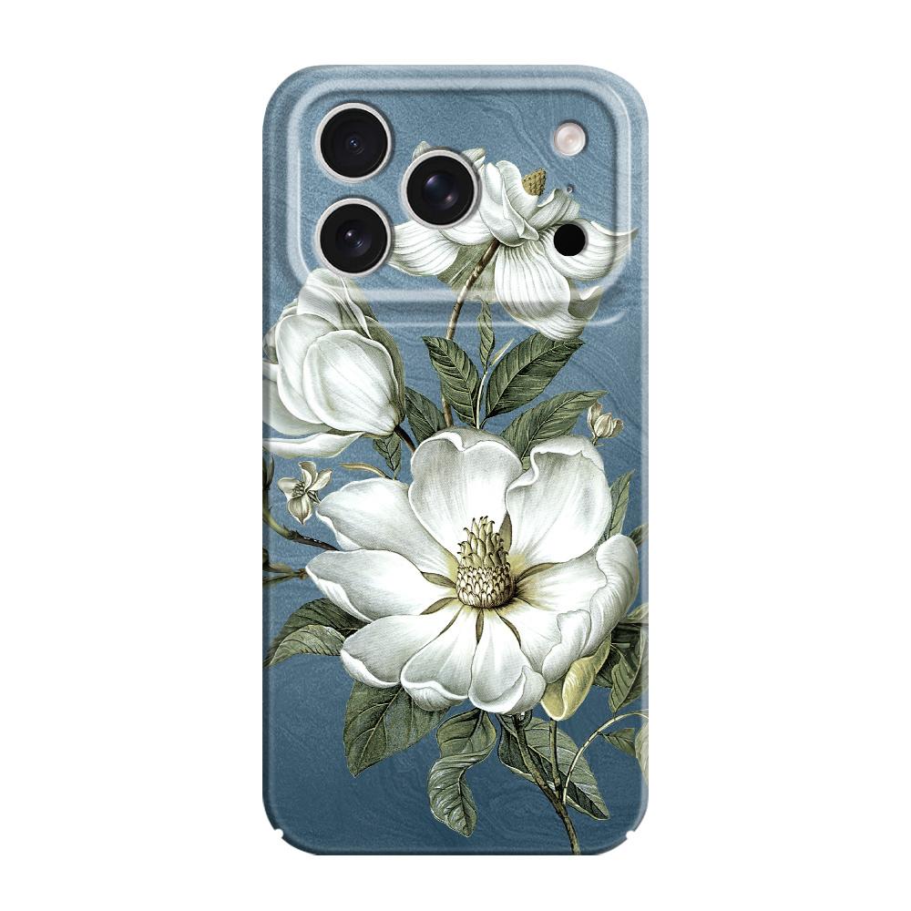 Gorgeous Magnolia Phone Case For iPhone 17 Air 16 16E 15 14 Plus Pro Max Film Hard Cover