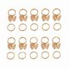 Dirty Braid Hair Ring Accessory Dreadlock Hair Clip  Hair Braiding Metal Cuffs Decoration