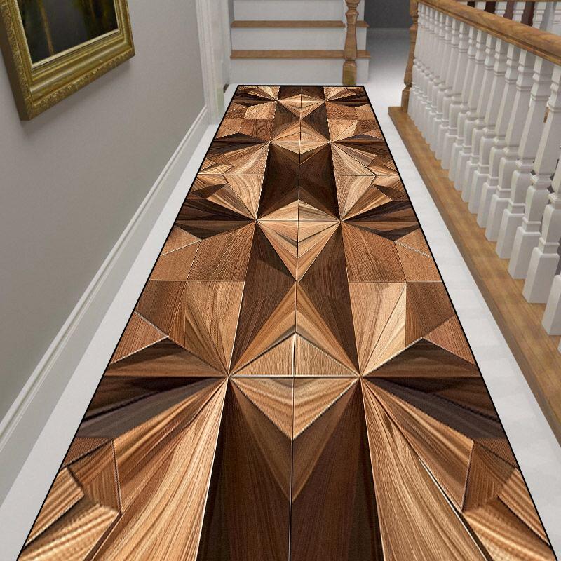 

Длинный ковер для коридора Роскошная вилла Нескользящие коврики для лестницы Домашний декор Ковровые дорожки для прихожей Отель Крыльцо Вход Коврик для двери 160*200cm