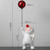 Modern Cute Balloon Rabbit Resin Ornaments, Home Decor Crafts, Office Desk Figurines, Bookcase Sculpture Craft