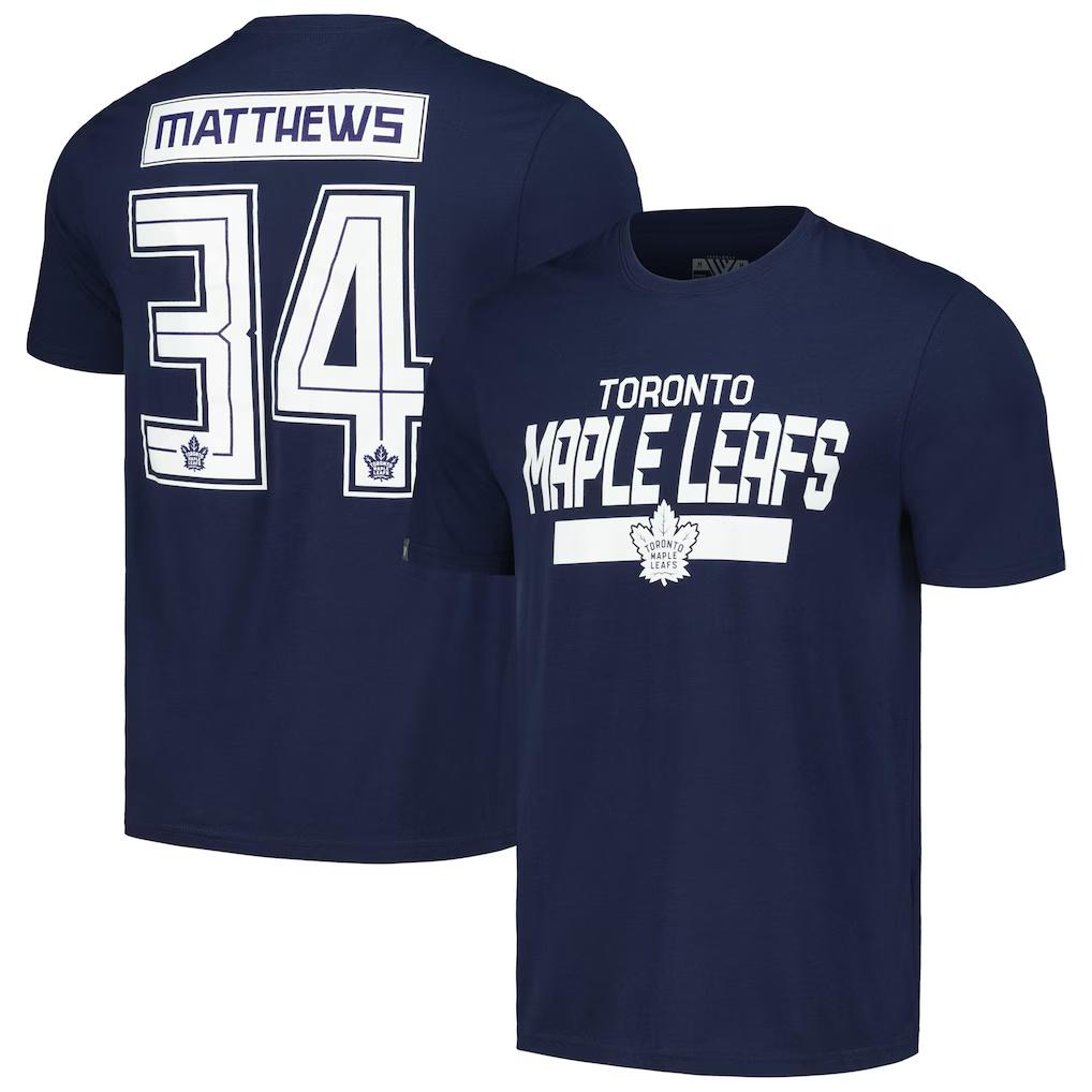 Auston Matthews Toronto Maple Leafs Levelwear 2024 Military Appreciation Richmond Delta Player Name  Number Comfortable TShirt S