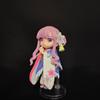 12cm Q Version KINOMOTO SAKURA And Friends  Kimono GK Statue Collectible Kawaii Figurine Model Desktop Decor Gift Toys