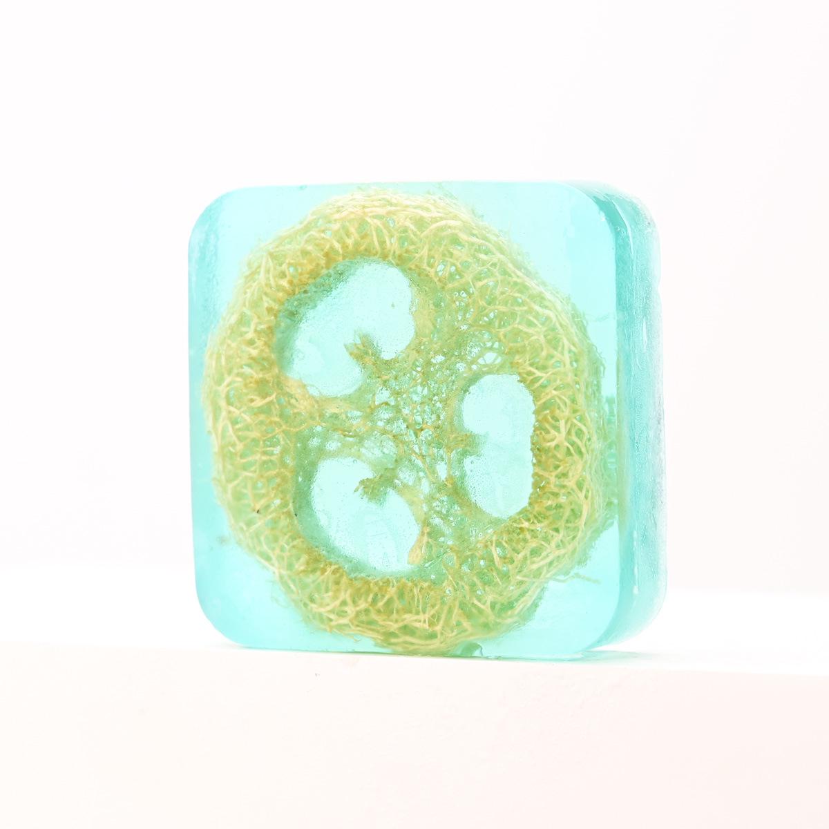 Turmeric & Kojic Acid Essential Oil Lemon Soap with Loofah