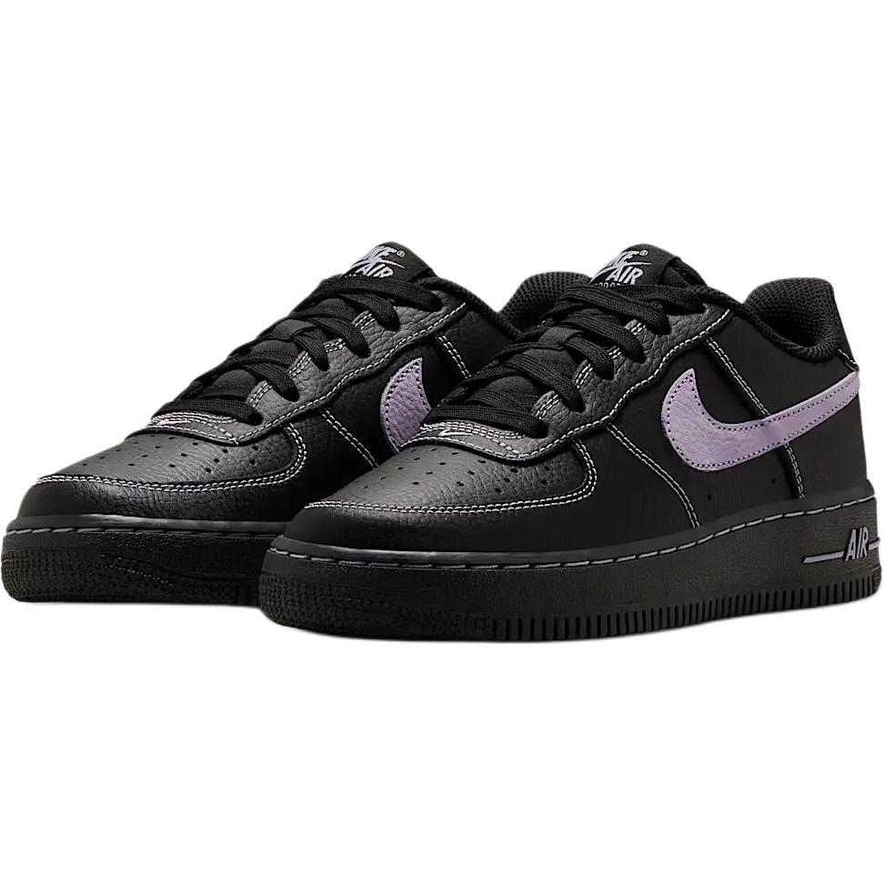 Nike Air Force 1 LV8 4 GS Black Hydrangeas Kids Sneakers HJ4563-001