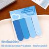 Gradient Sticky Notes Aesthetic Self-Adhesive Memo Pad Sticky Notes Set Compact Removable Page Markers For Notebook Stationery