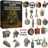 Advent Calendar 2025: The Gearhead’s Christmas Garage,2D Flat Acrylic 24 Days of Miniature Car Parts Tools with Holiday Gifts for Car Enthusiasts
