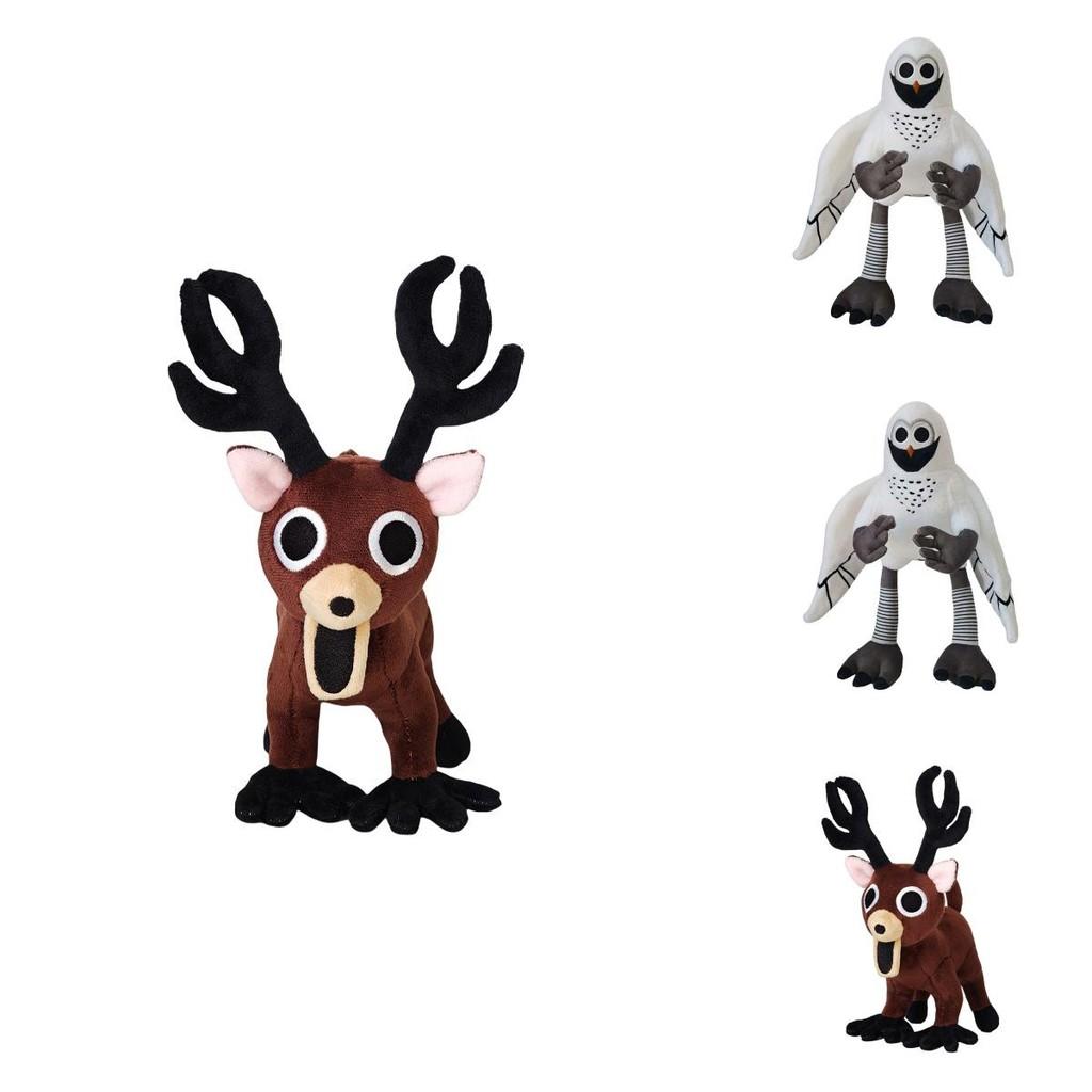 Elk Owl 99nights Terror Game Plush Doll For Collectors Gift And Horror Theme Decor