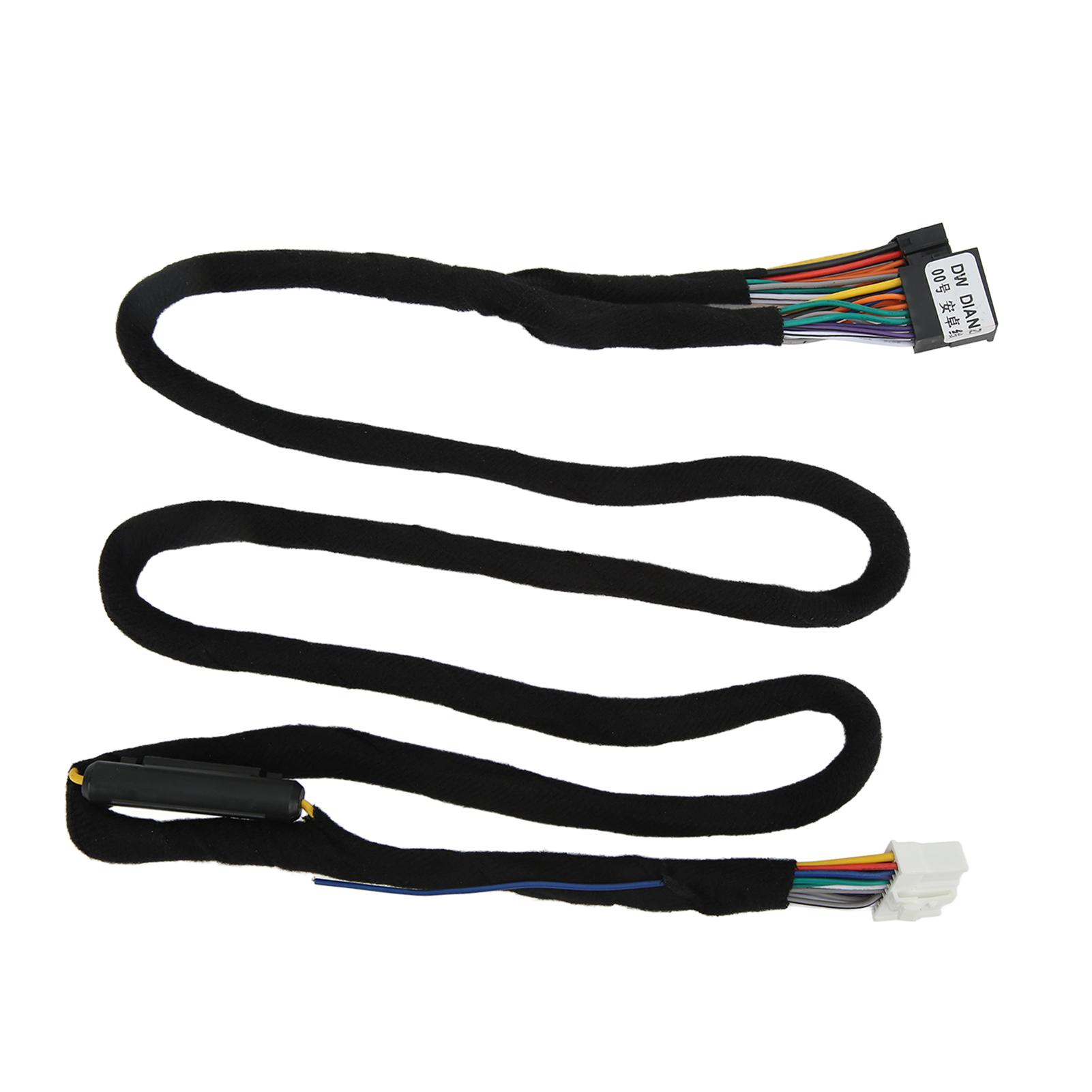 

12 В автомобильный усилитель DSP жгут проводов кабельный разъем ISO штекер High Fidelity универсальный для Android