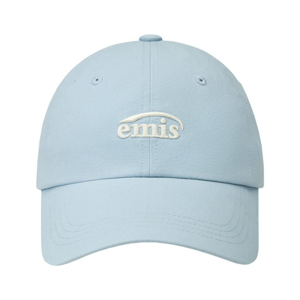 Berretto da baseball EMIS con logo piccolo Blu pastello