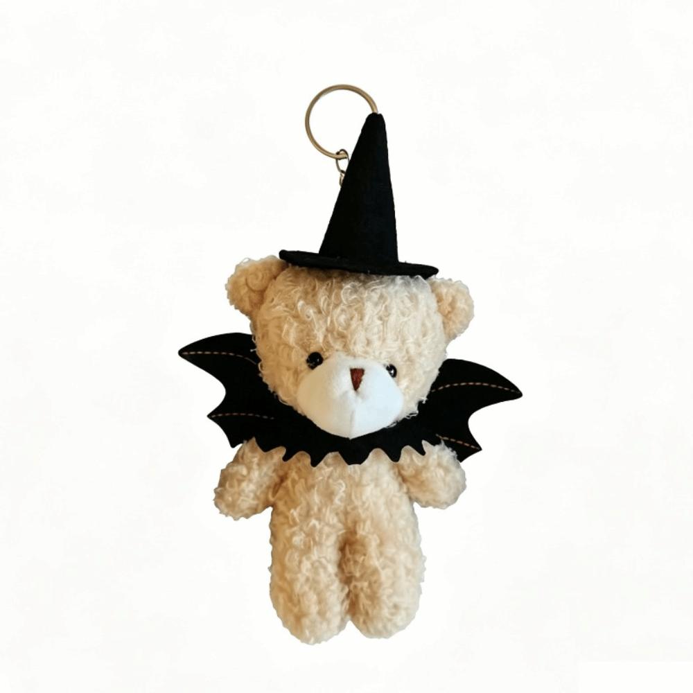 DIY Halloween Plush Pendant Kawaii Bear Plush Doll Little Bear Plush Keychain  Phone Accessories