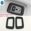 ABS Car Front + Rear Seat Roof Reading Lights Lamps Cover Trim For VOLVO XC40 2018 - 2025 Matte / Carbon Fiber Look Accessories