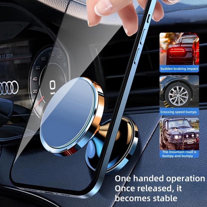 Magnetic Car Phone Holder With 360° Adjustable Rotation Stable Support Holder