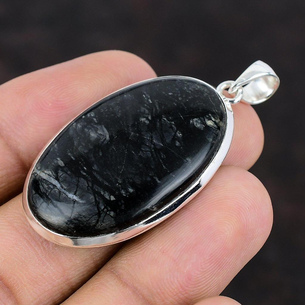 Picasso Jasper Pendant Gemstone Pendant 925 Sterling Silver Pendant Handmade Amazing Pendant Natural Picasso Jasper Jewelry Gift For Mom