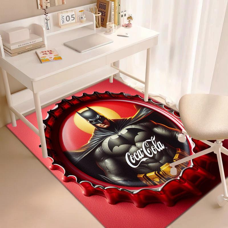Christmas gift Halloween themed cola beverage Coca Cola carpet is suitable for living room and bedroom doormats office balcony decorative carpet V25