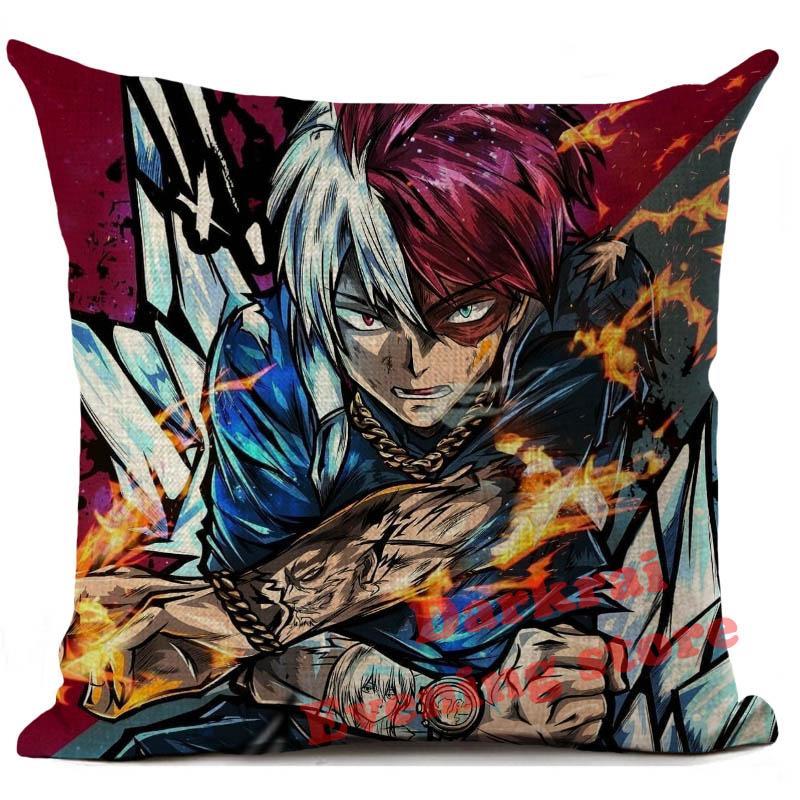 My Hero Academia Cushion Cover Cartoon Anime Throw Pillows Living Room Sofa Home Decoration Pillowcase