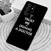 Cute Cartoon Medicine Nurse Doctor Phone Case for Samsung Galaxy note 10 pro S26 Ultra S23 S24 FE S25 S21 S22 PLUS Cove