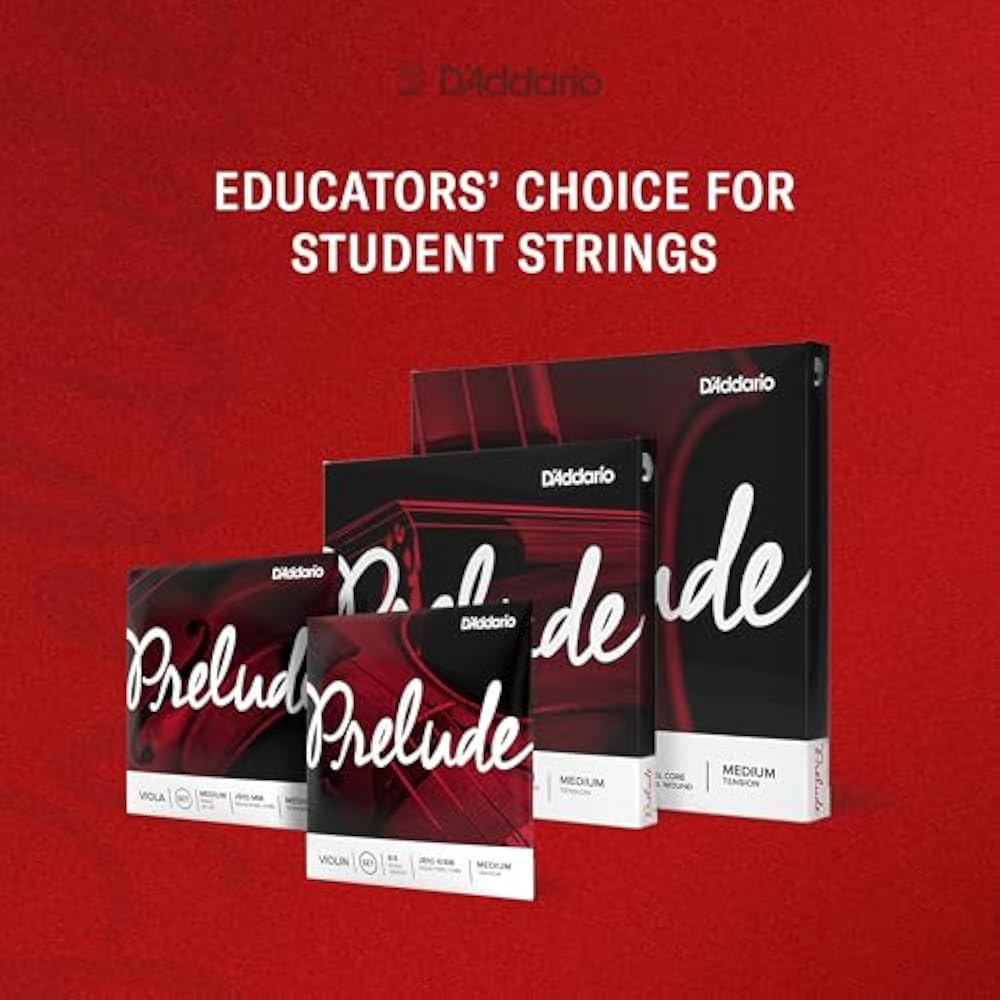 D'Addario Daddario Violin String Prelude Set J810 1/2M Medium Tension [Domestic Genuine]