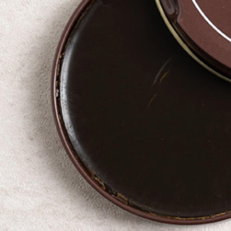 Daiso Solid Shoe Polish Brown 55 G