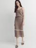 SEPTEMBER TWENTIETH Sleeveless Knit Set (Brown)