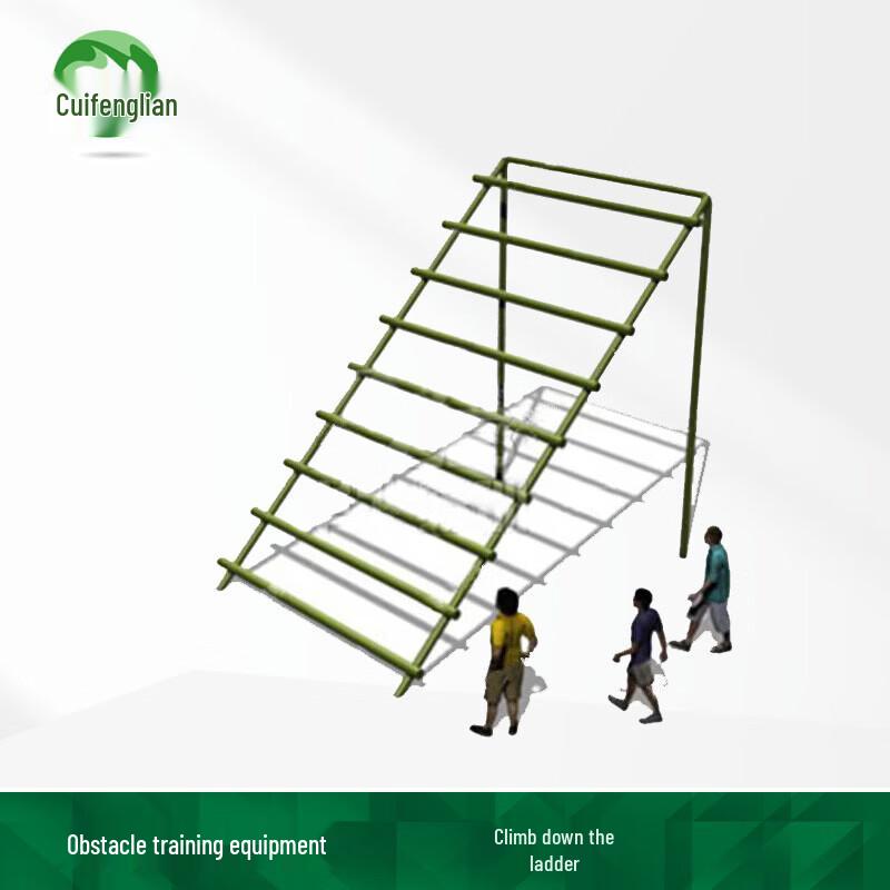 600M Obstacle Course Training Inverted Ladder