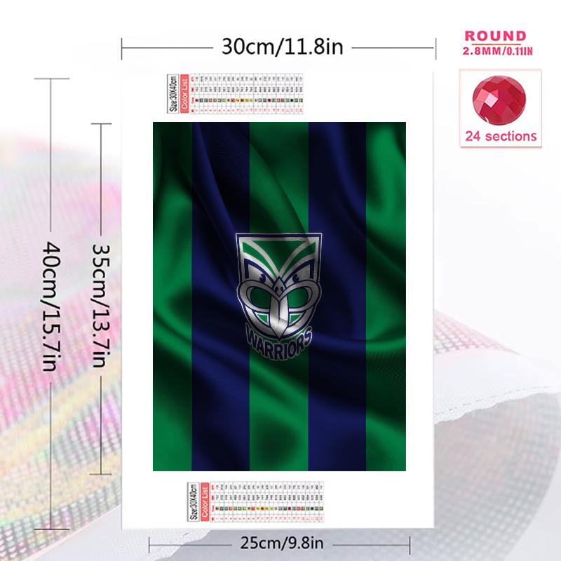 Tribal Warrior Spirit 100% Round Full Drill 5D DIY Diamond Painting Embroidery Cross Stitch Rhinestone Decor