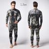 Mens 1.5mm Neoprene Camo Wetsuit Diving Snorkeling Swimming Warmth Protection Full Body Suit