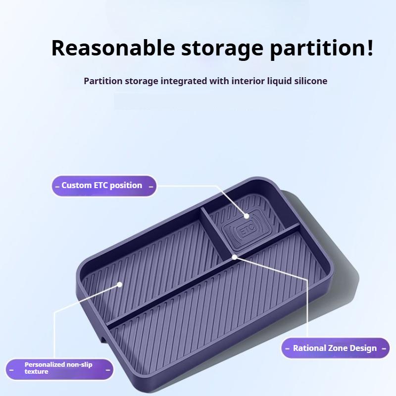 For Leapmotor B10 2025 Behind Screen Storage Box Central Dashboard Stowing Organizer Interior Car Accessories