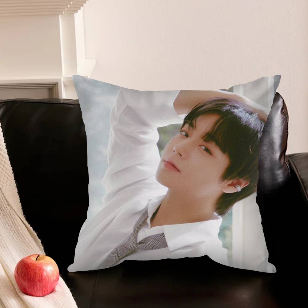 Handsome Talented Idol P-Park Ji-Hoon Pillowcase Living Room Sofa Cushion Cover Bedroom Room Bed Pillow Cover Home Decoration