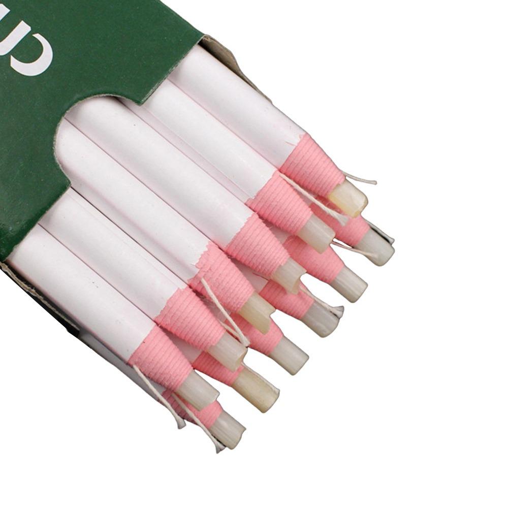 12PCS/Caixa Giz de Alfaiate Sem Corte Patchwork Lápis de Tecido Novo Giz de Costura para Vestuário