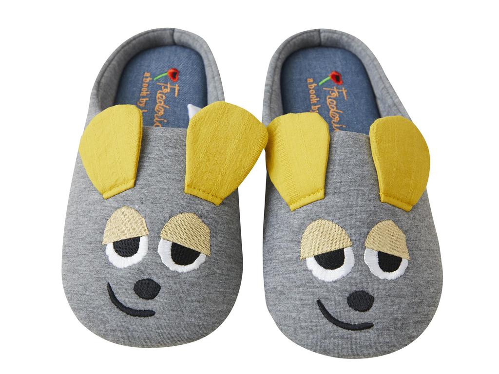 Atelier Momo and Momo Frederic Leo Friends Room Size Lionni's Shoes, Gray, M, 23-25cm, FS43643-41