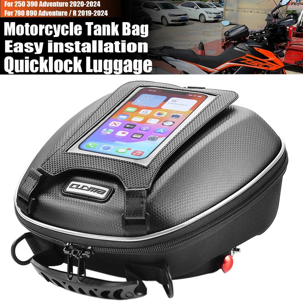 for 250 390 790 890 Adventure R 790ADV 390ADV Motorcycle Tank Bag Waterproof Luggage Quick Lock Ring Parts Tool Bags Top Case