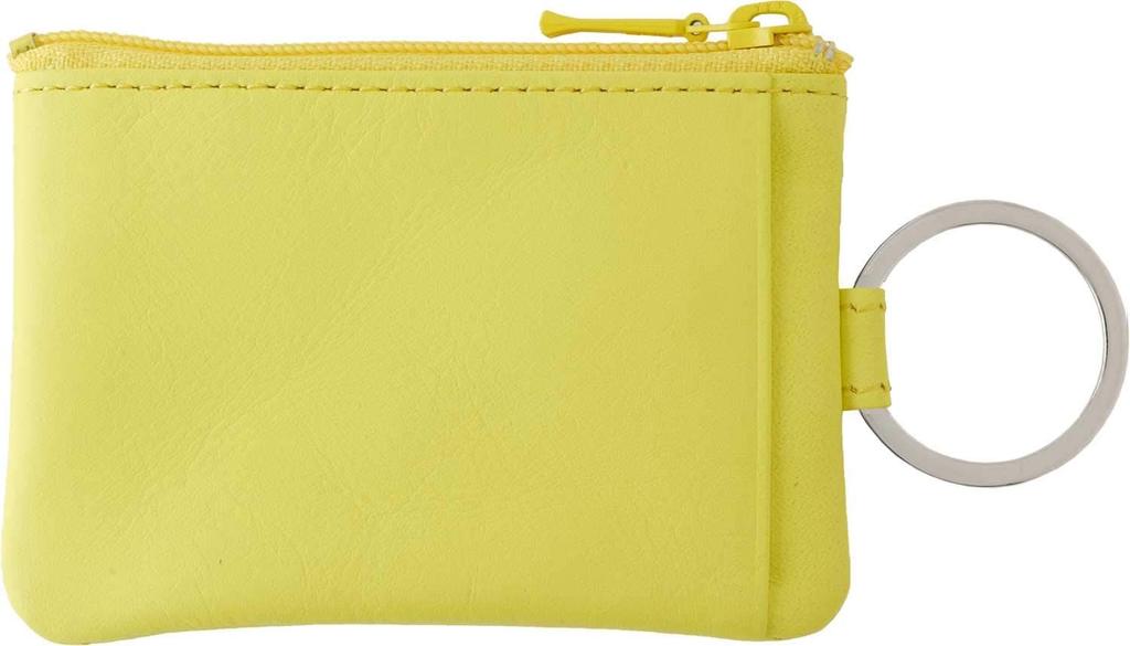 Noir Key Pouch Slip-on Mini, Leather, Yellow, NSL-1803