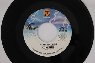 7inch Record SYLVESTER - You Are My Friend F883APROMO FANTASY 1979 US Soul/Funk Used