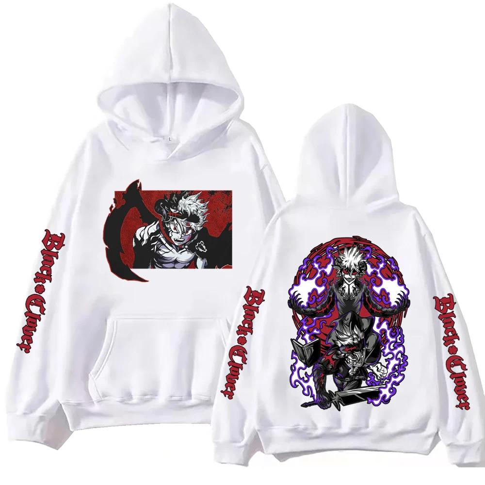 Anime Black Cover Graphic Printed Hoodies Vintage Oversized Hooded Sweatshirt Long Sleeves Soft Hoodie Men Women Clothes