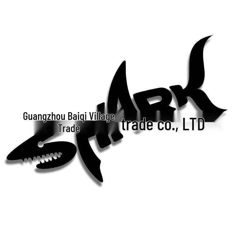 

SHARK Waterproof Reflective Scratch-Proof Sticker for Motorcycle and Electric Vehicle Red 15x6.5cm