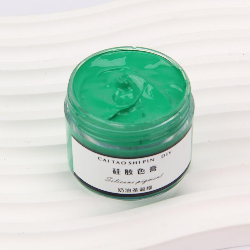 30g Silicone Color Paste Shiny Oily Macaron Paint Manual Diy Pinching AB Silicone Coloring