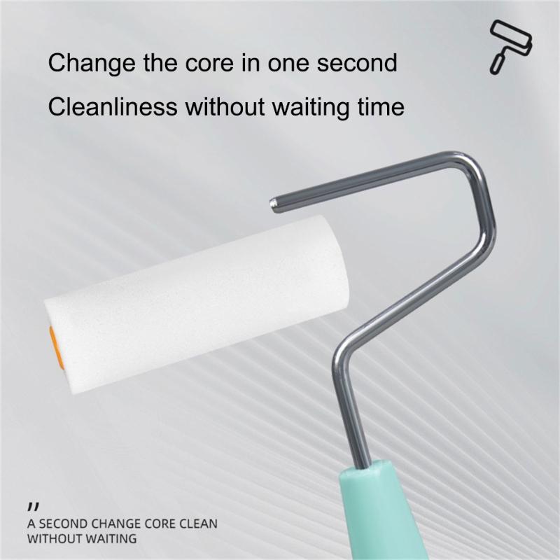 Sponge Cleaning Rollers with Ergonomic Thumb Grip Foam Paint Roller for Tile Glass Plastic Surfaces Maintenance