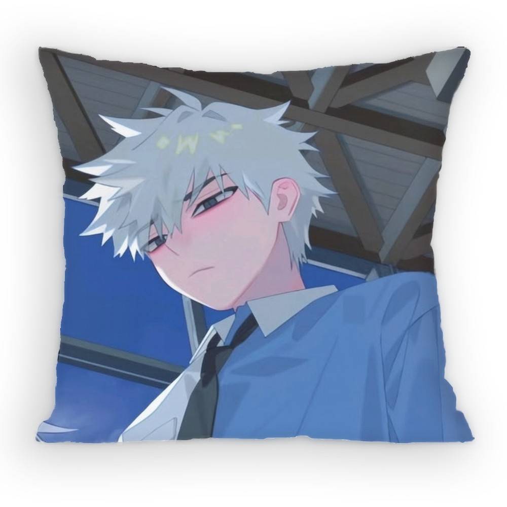 

Link Click Anime Pillow Case Sofa Living Room Bedroom Headboard Backrest Cushion Square Cushion Nap Time 30x30 cm