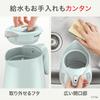 Justin Lock Sage Green Electric with Protection and Model KO5903JPA T-fal Kettle, 1.2L Capacity, Tip-Over Steam-Saving Design,